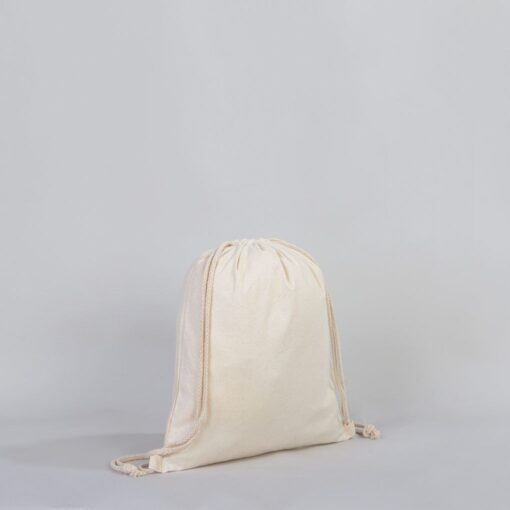 Drawstring Fabric Cotton Backpack Bag 35x40 cm - Image 6