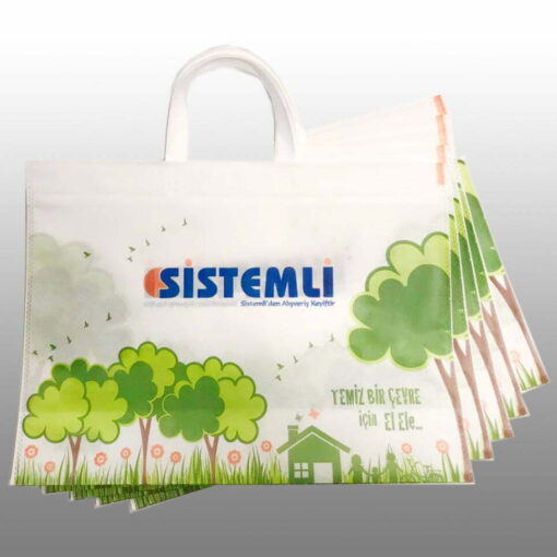 Ultrasonic Interlining Nonwoven Shopping Market Bag 36x50 cm