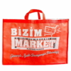 Market Nonwoven İp Dikişli Çanta - 36x50x10 cm