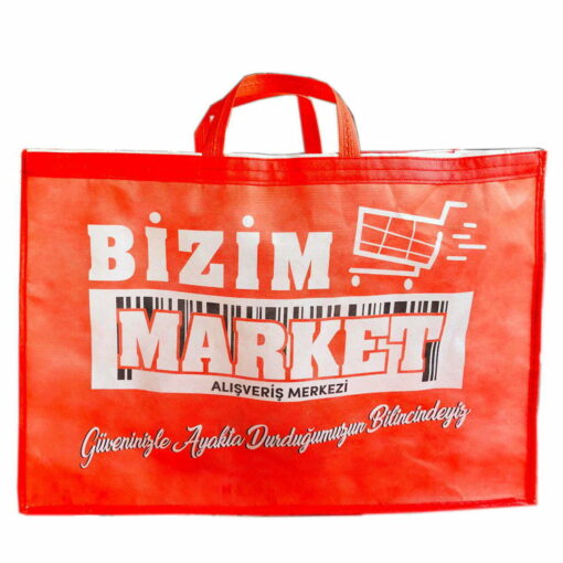 Market Nonwoven Stitched Bag - 36x50x10 cm