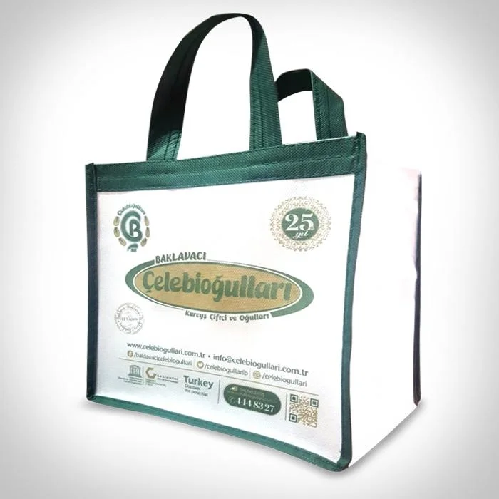 Nonwoven Tela Dikişli 2 kg'lık Baklava Çantası
