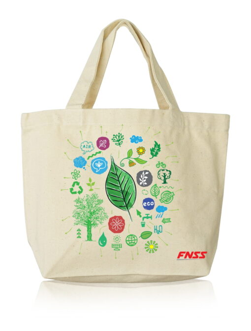 Canvas Fabric Beach Bag - Image 2