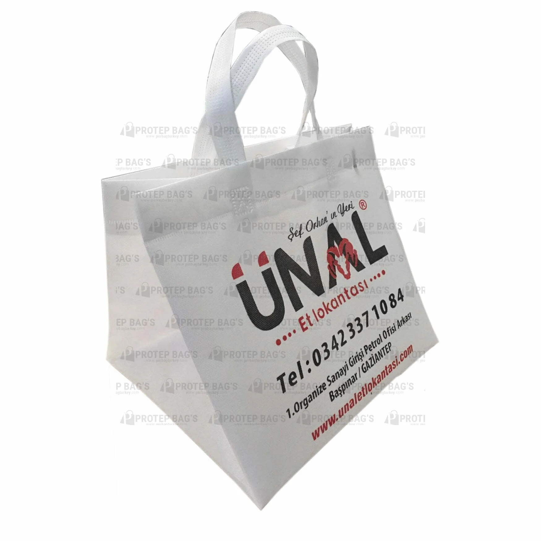 Ultrasonic Restaurant Cafe Interlining Nonwoven Bag