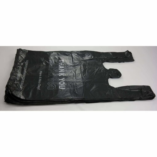 W-Cut Market Greengrocer Black W-Cut Plastic Bag 13 Micron - Image 6