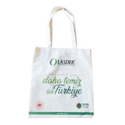 Color Printed Raw Tote Bag