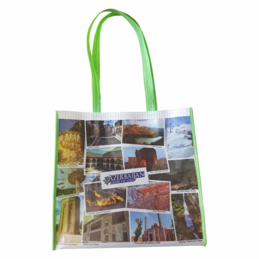 Long Handle Stitched Interlining Shopping Bag